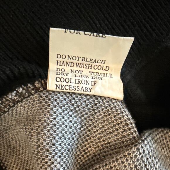 Vintage Mens Gray Argyle Button-Up Sweater Vest XL Old Money Preppy Knit Grandpa - Picture 5 of 7